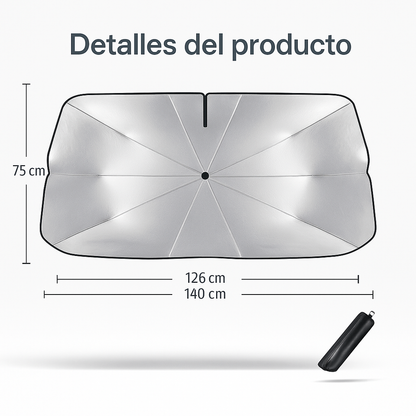 Parasol UmbraCar® - Se abre en segundos, protege por horas.