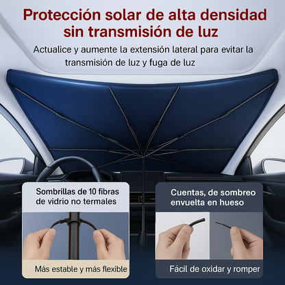 Parasol UmbraCar® - Se abre en segundos, protege por horas.