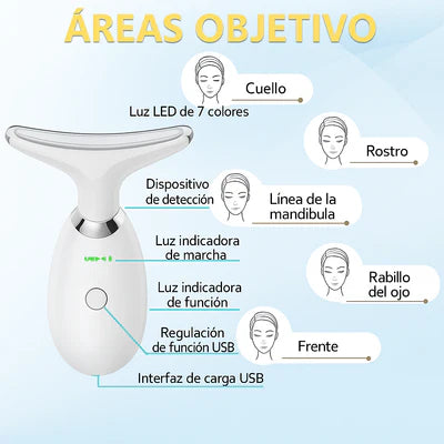 LumiGlow - Masajeador Facial Antiarrugas