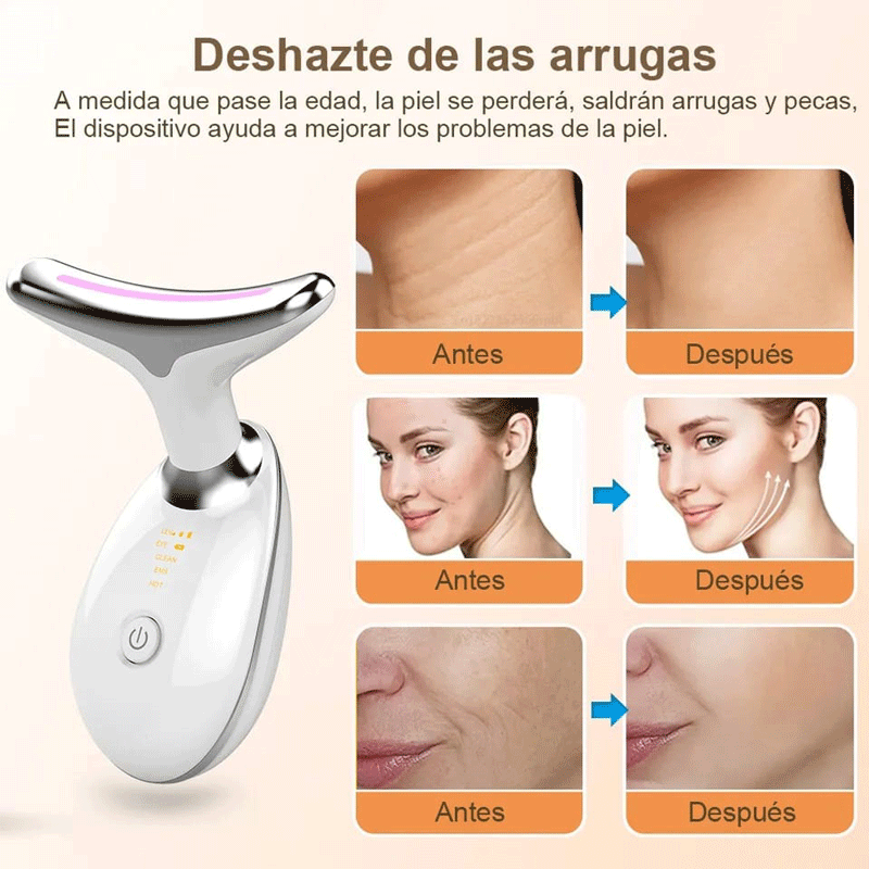 LumiGlow - Masajeador Facial Antiarrugas